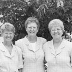 Sr Céline Lussier, Sr Jeannine Vallières et Sr Rose-Aimée Roy