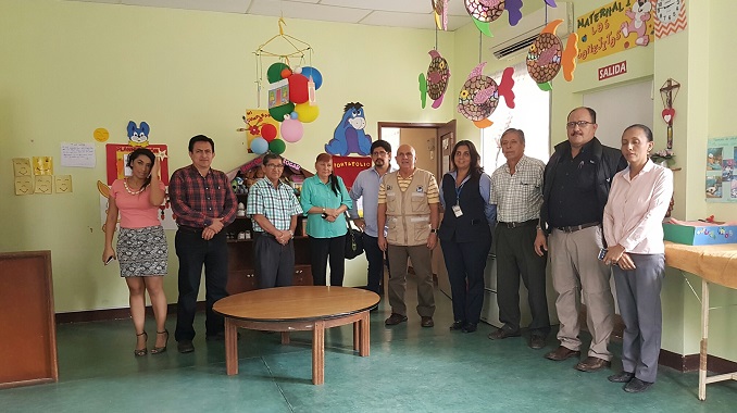 Decano de la Facultad de Ciencias Matemáticas y Físicas –UG, visita instalaciones de la Fundación “Misión Rosalía Cadrón”